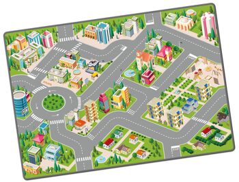 Tapis de jeu pour petites voitures antidérapant - 120 x 80 cm - STARLUX - 801129 1