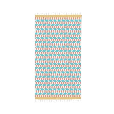 Fouta Urean Bleu Lagon