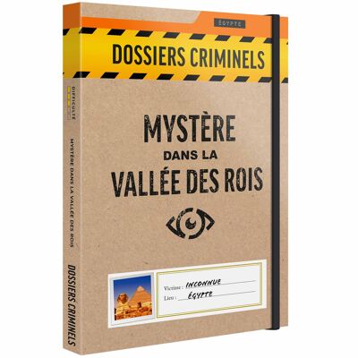 Criminal Files – Mystery in the Valley of the Kings – Escape Game Brettspiel – immersives und kollaboratives Ermittlungsspiel