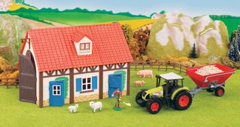 Coffret de ferme à assembler avec son tracteur Class - Dès 3 ans - STARLUX - 802080 2