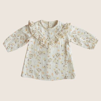 Blusa in garza di cotone