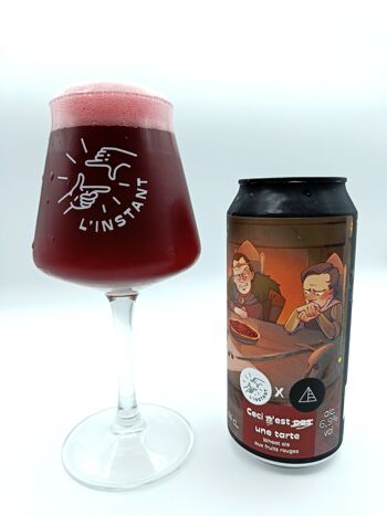 Bière 44cl Ceci n'est pas une Tarte - Wheat ale aux fruits rouges - Collab' Chromatique 2