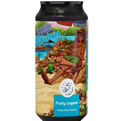 Cerveza 44cl - Fruity Lagoon - Pastelería Gose Tropicale (Mango, Maracuyá, Piña, Kiwi)