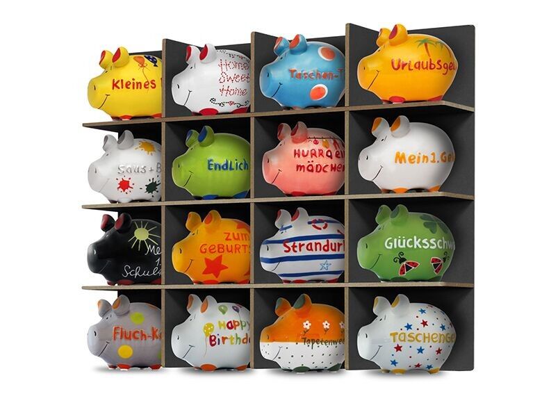 KCG BEST OF DISPLAY inserto per maialino in legno nero