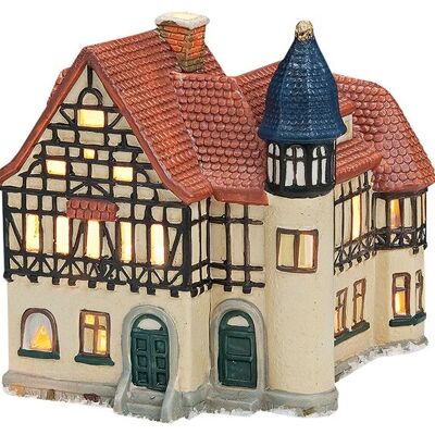 Post Bad Liebenstein/Thürigen, de porcelana, (an/al/pr) 15x17x12 cm