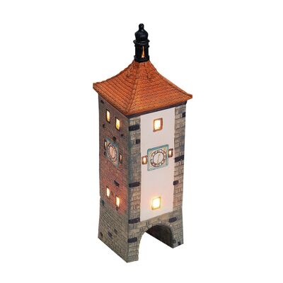 Torre Sieberts Rothenburg/Tauber, in porcellana, (L/A/P) 8x32x8 cm