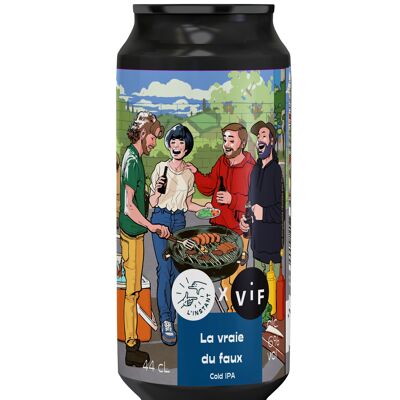 Birra 44cl - La Vraie du Faux - Cold IPA (Collab' VIF)