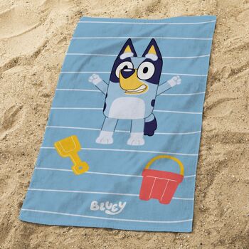 Drap de Plage Bluey Hourra 2