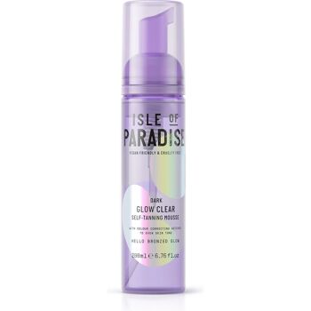 Isle of Paradise Mousse autobronzante transparente Dark Glow | 200 ml