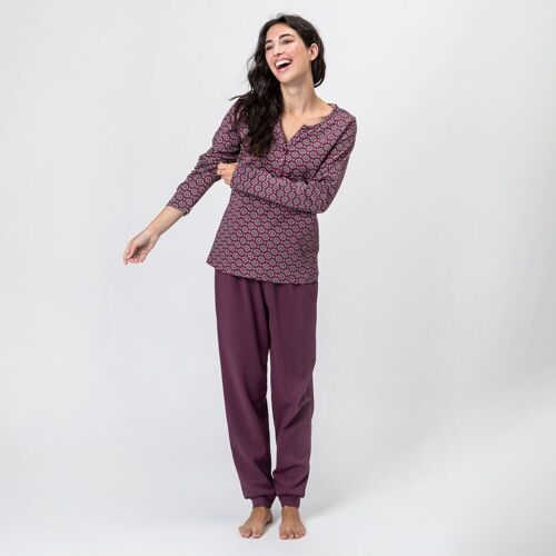 Pijama Algodón Orgánico Suzani Producto de Comercio Justo
