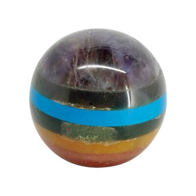 Sfera legata ai 7 chakra, 5 cm