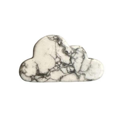 Nube de Howlita, 5x3x0.5cm