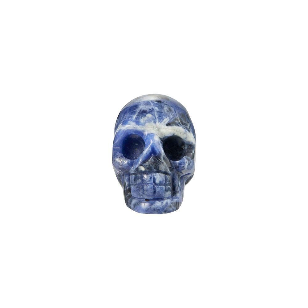 Cabeza de Calavera de Cristal, 2cm, Sodalita