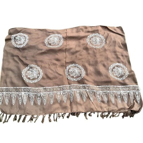 Batik Sarong, 180x120cm, Beige