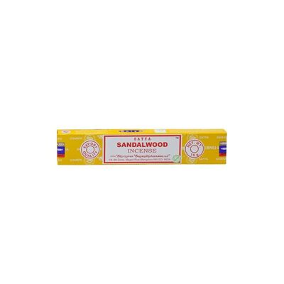 Bâtons d'encens Satya, 15 g, 12 bâtons