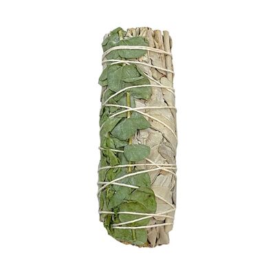 Bâton de maculage, sauge blanche et eucalyptus 4"