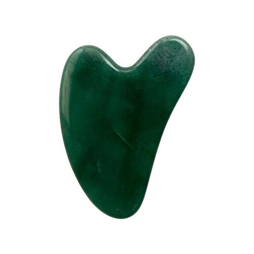 Gua Sha Facial Massage Tool, 8x5cm, Green Aventurine