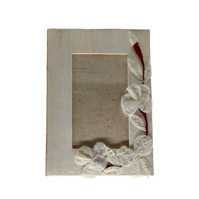 Marco de fotos de papel morera, 17.5x22x1cm
