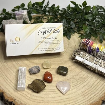 Kit de Cristal, Aura de 7 Chakras