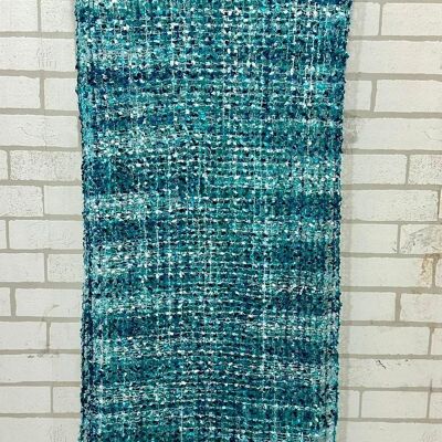 Neue Farbe – Azurblau – Jomda Netzgewebe-Schal