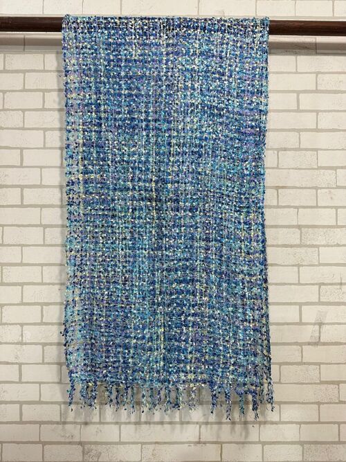 New Colour - Cornflower Blue - Jomda Net Weave Scarf