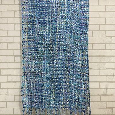Neue Farbe – Kornblumenblau – Jomda Netzgewebe-Schal
