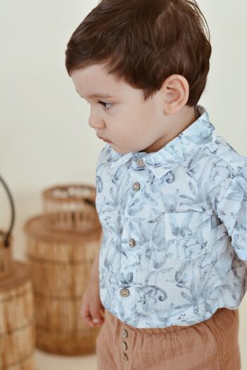 AUGUSTIN Shirt - Tropical print 2