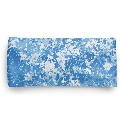 Burst sports headband Blue