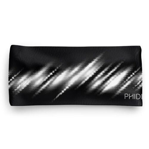 Bandeau sport Halftone Waves Black