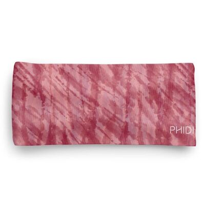 Bandeau sport Stripes Abstract Burgundy