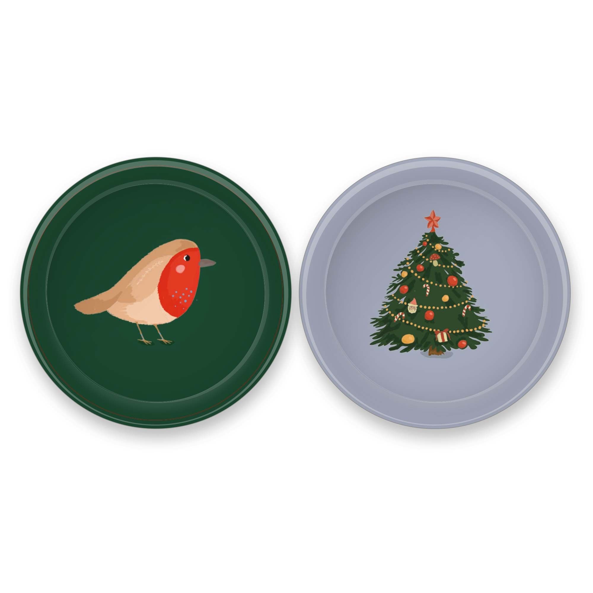 Weihnachtszeit  | 2er Set Mini-Tray