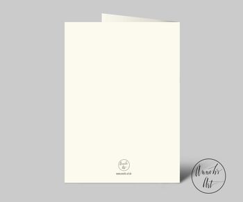 Tout le meilleur | Carte de voeux avec bouquet de fleurs | Carte pliante + enveloppe 2