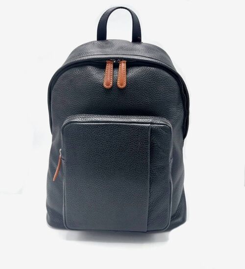 Genuine leather backpack, for men, art. DO4801