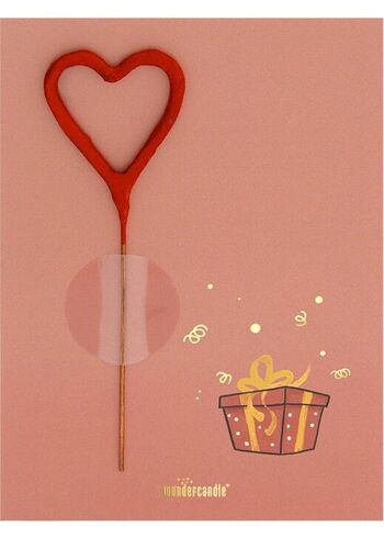 Gift - Celebration - Red - Mini Wondercard