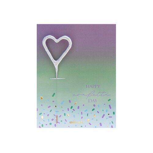 Happy Confetti Day - Full of Color - Mini Wondercard