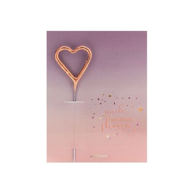 Smile Sparkle Shine - Pieno di colore - Mini Wondercard