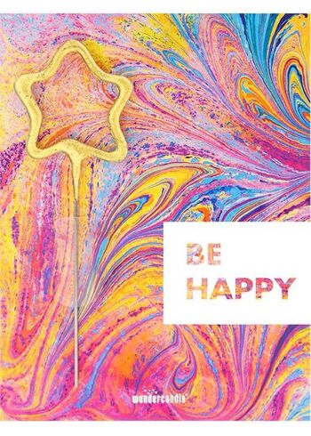 Be Happy - Holi - Mini Wondercard