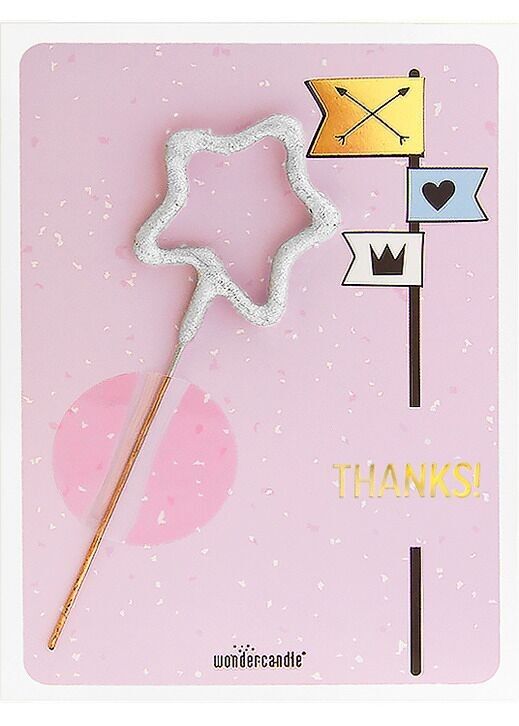 Grazie - Rosa/Oro - Scintillii - Mini Wondercard