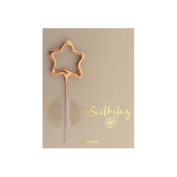 Birthday Greetings assortment - Mini Wondercard 3