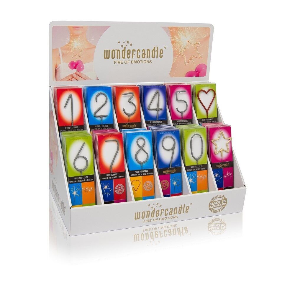 Assortment - Multicolor / Grey - 144 Wondercandle® classic