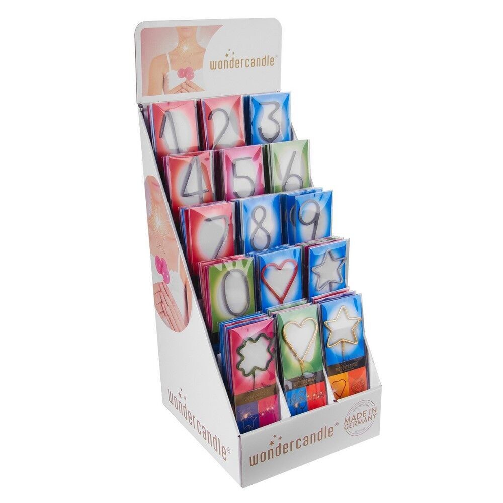 Assortment - Multicolor / Grey - 90 Wondercandle® classic