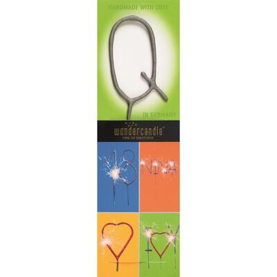 Q - Gray / Multicolor - Wondercandle® classic
