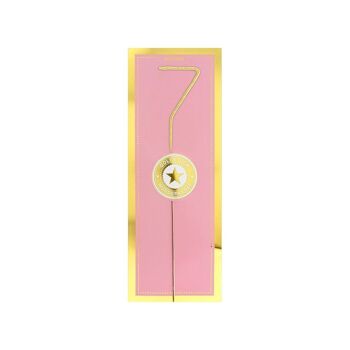 7 GIANT - Gold / Pink - Gold piece Wondercandle®