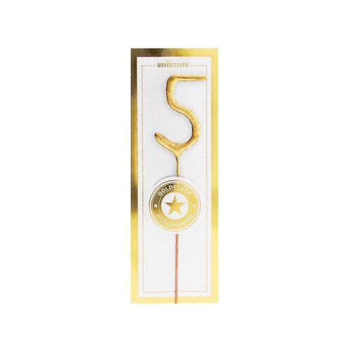 5 MINI - Gold / White - Gold piece - Wondercandle® mini