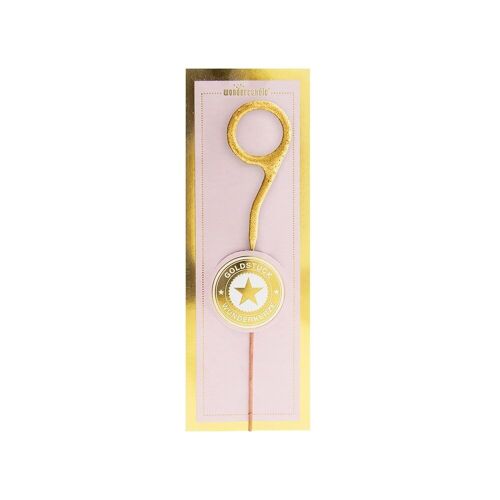 9 MINI - Gold / Pink - Gold piece - Wondercandle® mini