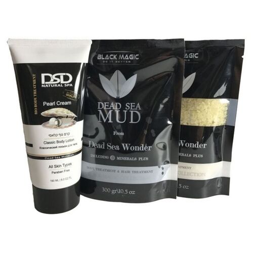 Gift set with Dead Sea Salt minerals 3 pieces