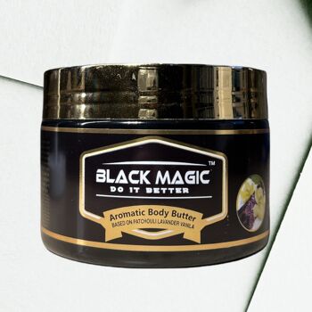 Black Magic - Beurre corporel aromatique - Minéraux de la Mer Morte, patchouli, lavande et vanille 3