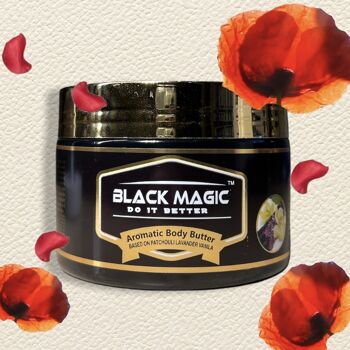 Black Magic - Beurre corporel aromatique - Minéraux de la Mer Morte, patchouli, lavande et vanille 5