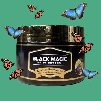 Black Magic - Beurre corporel aromatique - Minéraux de la Mer Morte, patchouli, lavande et vanille 6