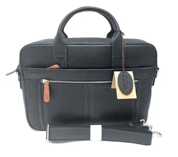 Porte-documents en cuir véritable, pour hommes, art. DO4816 3